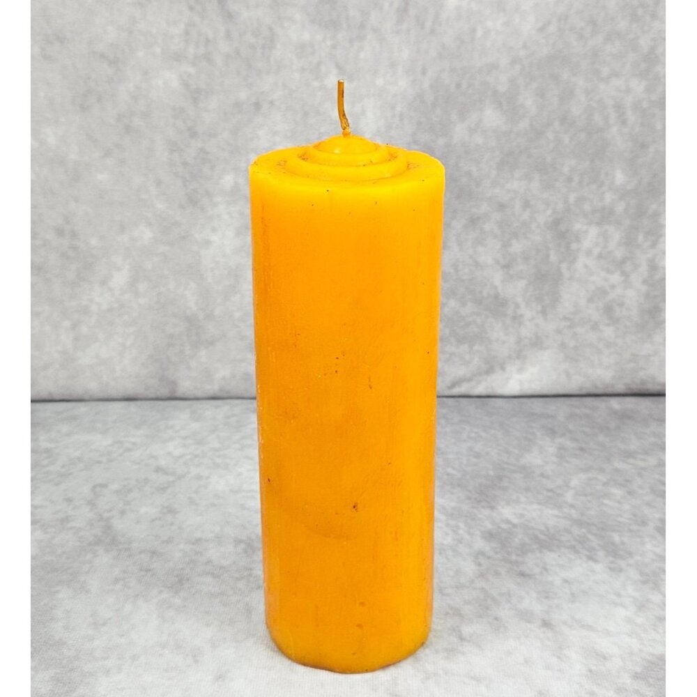 Orange Fragranced Candles Pillar Candle 8.5"x3"" Home Room Décor Gift